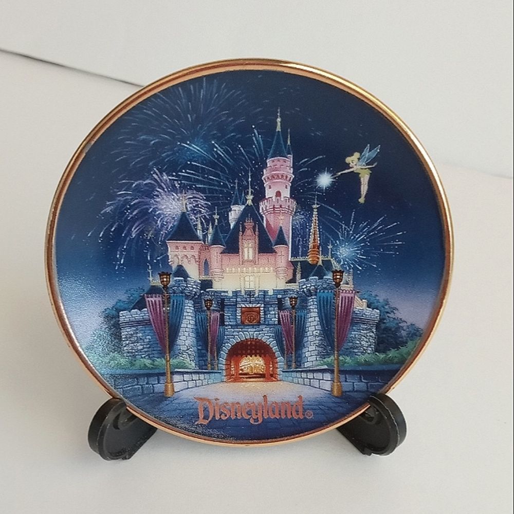 Disneyland Sleeping Beauty Castle Walt Disney Mini 3" Collection Plate